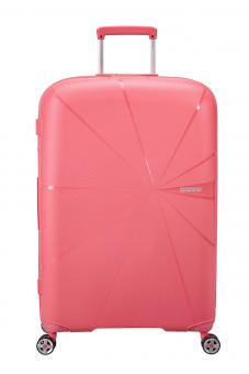 American Tourister StarVibe Trolley 77cm mit 4 Rollen, Erweiterbar + GRATIS HOTELGUTSCHEIN Sun Kissed Coral