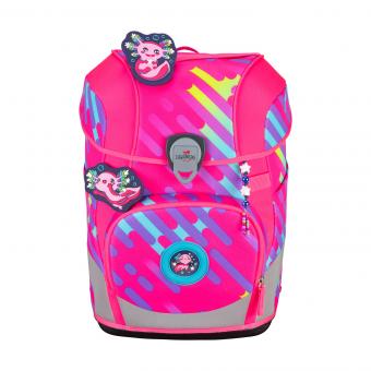 DerDieDas ErgoFlex Tiny Exklusiv NEON Schulrucksack 5-teiliges Set