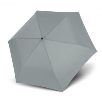 doppler Zero Magic Leichtester Auf-Zu Automatik Taschenschirm uni cool grey
