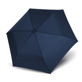 doppler Zero Magic Leichtester Auf-Zu Automatik Taschenschirm uni deep blue