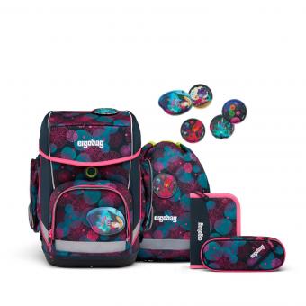 ergobag cubo 2023 Schulranzen-Set, 5-tlg. Korallbär