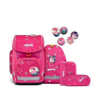 ergobag cubo 5-teiliges Schulrucksack-Set 2024 SternzauBär