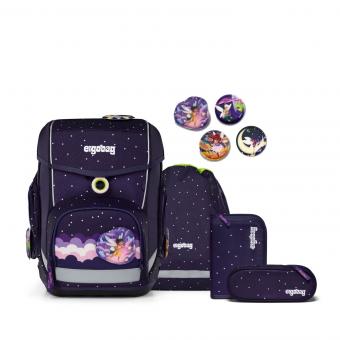 ergobag cubo 5-teiliges Schulrucksack-Set 2025 SternguckBär