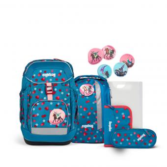 ergobag maxi 6-teiliges Schulrucksack-Set 2024 VoltiBär