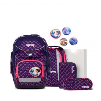 ergobag pack LUMI Editon 6-teiliges Schulrucksack-Set 2025 PerlentauchBär