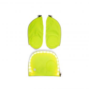 ergobag Schulzubehör Fluo LED Zip Set, 3-tlg. ab 2019 Gelb