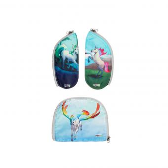 ergobag Schulzubehör Zippies-Set, 3-teilig Einhörner