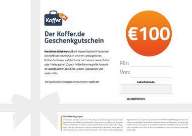 €100 Geschenkgutschein Allgemein