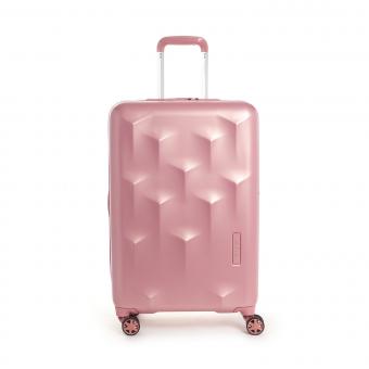 Hedgren Edge Carve M Expandable 4-Rollen-Trolley 67cm Blush