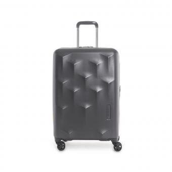 Hedgren Edge Carve M Expandable 4-Rollen-Trolley 67cm Charcoal