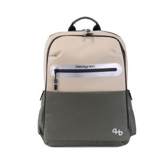 Hedgren STEM 2-Comp Backpack 15,6" + RFID Beige/Olive