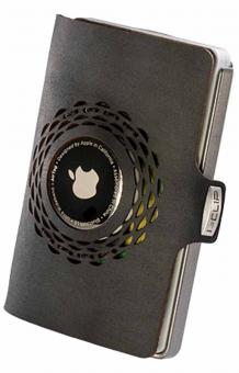 i-Clip Original Silver Radio Impact für Apple AirTag* Black