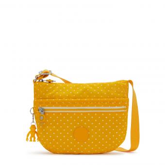 Kipling Arto S Kleine Umhängetasche Soft Dot Yellow