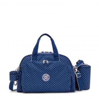 Kipling CAMAMA Babytasche mit Wickelmatte Soft Dot Blue