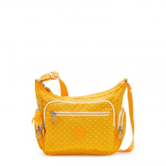 Kipling GABBIE S Umhängetasche mit Handyfach Soft Dot Yellow