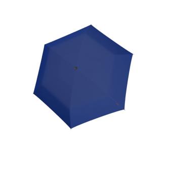 Knirps AS.050 Slim Small Manual Flacher Taschenschirm Blue