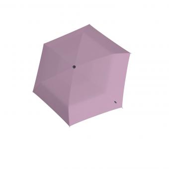 Knirps U.200 ultra light duomatic Taschenschirm rose with black coating