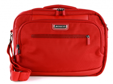 March bags take a'way Rucksack-Tasche mit Laptopfach 15 Zoll red