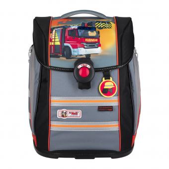 McNeill Ergo Primero Premium McLight Schulranzen-Set, 4-teilig Feuerwehr