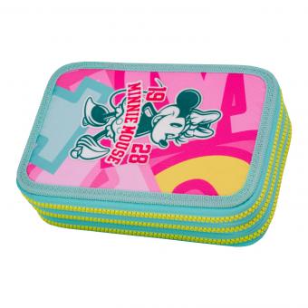 McNeill Schulzubehör CoolPack Etui gefüllt, 3-Zip -Kollektion Disney MINNIE MOUSE