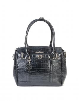 Olivia Lauren Jackson Small Handtasche Croco Black