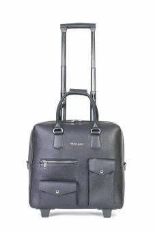 Olivia Lauren Onyx Trolley-Tasche mit 2-Rollen Black