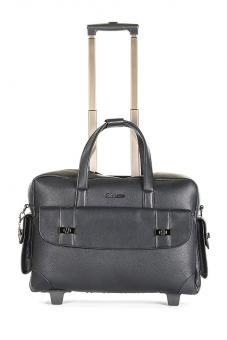 Olivia Lauren Strap Trolley-Tasche mit 2-Rollen Black