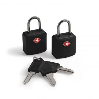 pacsafe Prosafe® 620 Travel Sentry® Approved Key Luggage Padlocks Black