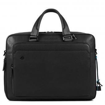 Piquadro Black Square Kurzgriff-Laptoptasche 15" schwarz