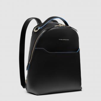 Piquadro Blue Square Damen Leder-Rucksack, klein