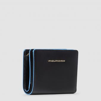 Piquadro Blue Square Portemonnaie Damen mit Münzfach, klein