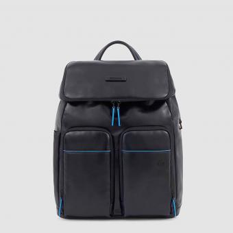 Piquadro Blue Square Revamp Laptop-Rucksack 14" mit iPad®-Fach Nachtblau