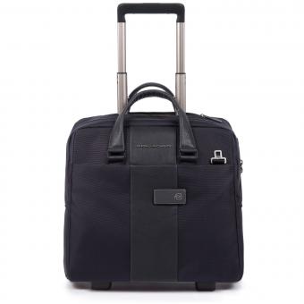 Piquadro Brief Brief Aktentasche auf Rollen 2w mit 15,6" Laptopfach und CONNEQU-Tasche