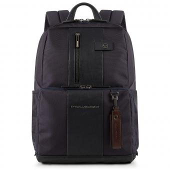 Piquadro Brief Laptoprucksack 14" blau