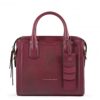 Piquadro Gea Damenhandtasche, klein burgundy