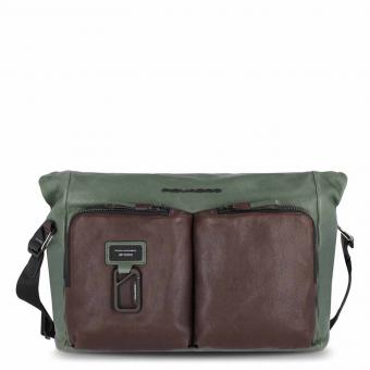 Piquadro Harper Fahrrad Laptopkuriertasche mit iPad®Pro 12,9"-Fach green/dark brown