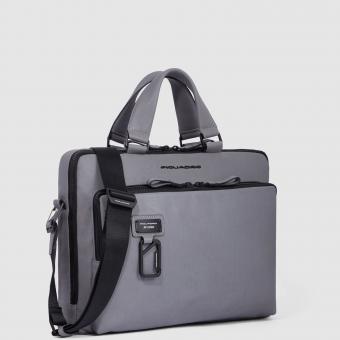 Piquadro Harper Leder-Laptoptasche 14" mit iPad®Pro12,9"-Fach