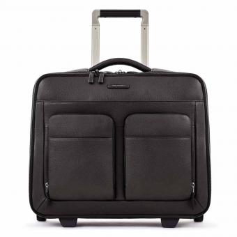 Piquadro Modus Special Businesstrolley mit 15,6" Laptopfach- und iPad®-Hülle Schwarz