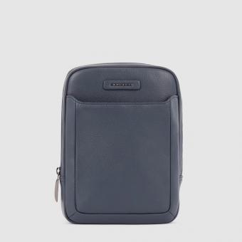Piquadro Modus Special Pocket Crossbody Bag mit iPad®mini-Fach Blau