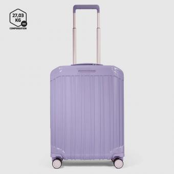 Piquadro PQ Light 4-Rollen Trolley Koffer in Handgepäckgröße Cyclamen