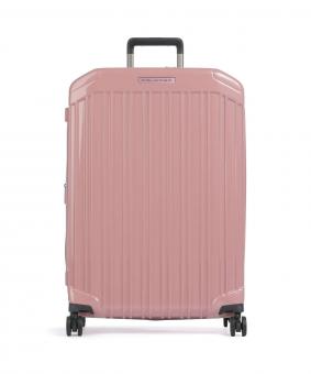 Piquadro PQ Light Mittelgroßer Trolley mit 4-Rollen, erweiterbar4 Rollen Rosa