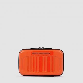 Piquadro PQ-Light Personal case Umhängetasche, glänzend Orange