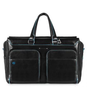 Piquadro Blue Square Reisetasche mit Laptop und iPad®-Fächern Schwarz