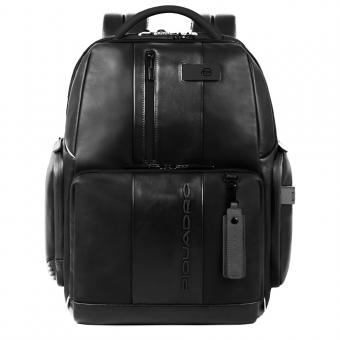 Piquadro Urban Fast-check Laptop-Rucksack 15,6" mit Diebstahlsicherung