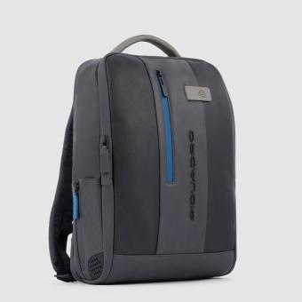Piquadro Urban Leder Laptop-Rucksack 15,6" mit Diebstahlsicherung