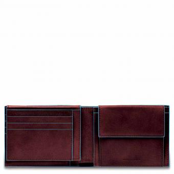 Piquadro Blue Square Herrenbrieftasche mit Klapp-Ausweisfenster + RFID