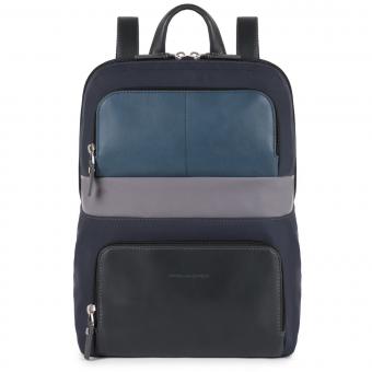 Piquadro Michael Kleiner Rucksack mit Laptopfach 11" blu