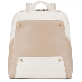 Piquadro Uhura Laptop-Rucksack 12" beige