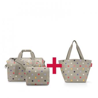 Reisenthel Herbst Special Limited 3 für 2 - Set beige dots