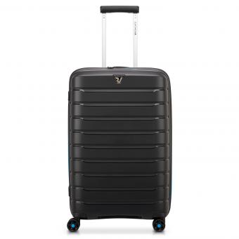 Roncato B-Flying Neon Mittelgrosser Trolley 68cm Black